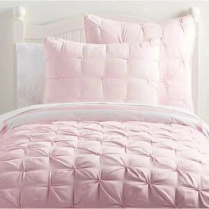 Quilt XL TWIN Quilt Light Pink - NEW - by Pottery Barn